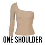 One Shoulder Long Sleeve